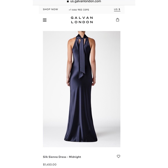 Fall 2018 Fushia Galvan London Gown - Picture 4 of 5